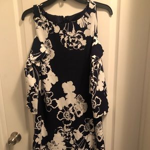 Off the shoulder flower dress
